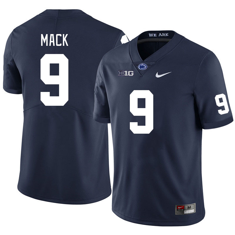 Men #9 King Mack Penn State Nittany Lions College Football Jerseys Stitched Sale-Navy